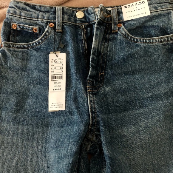 Topshop Straight Jeans - Picture 3 of 3